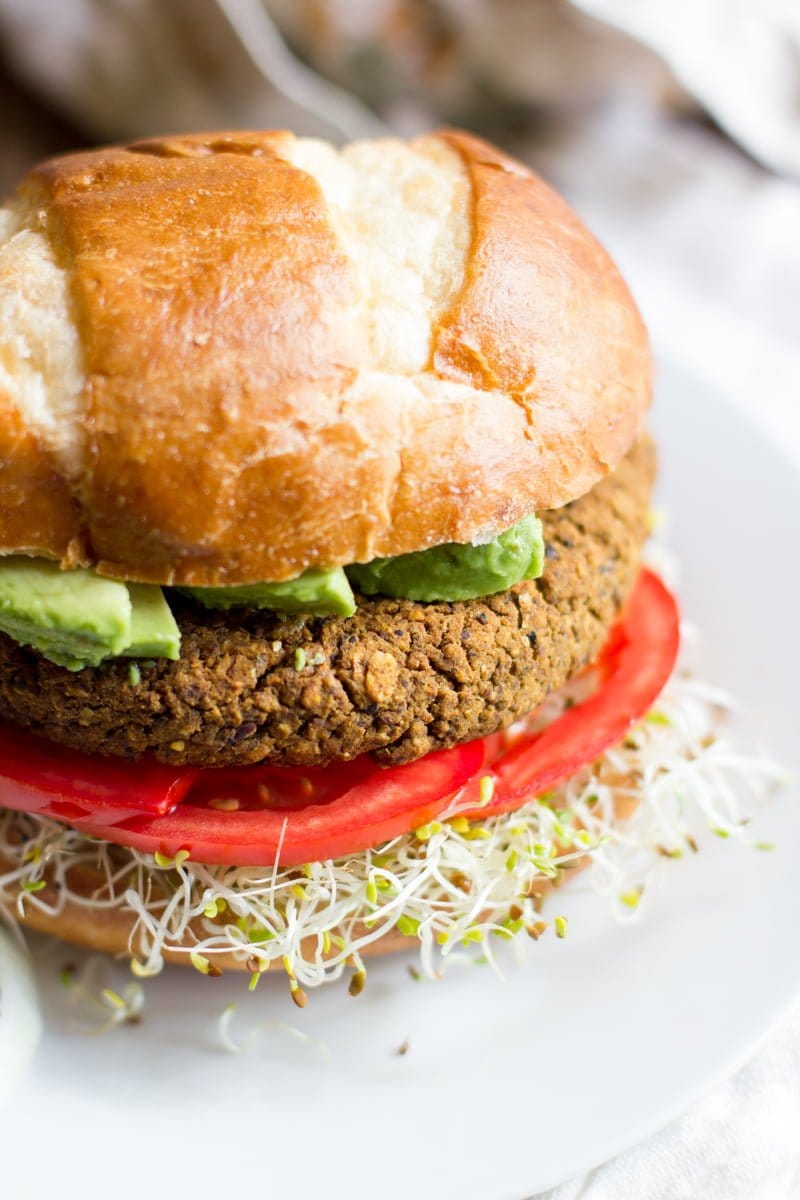 Healthy Plant-Based Pumpkin Bean Burgers: Fiber-Rich & Delicious